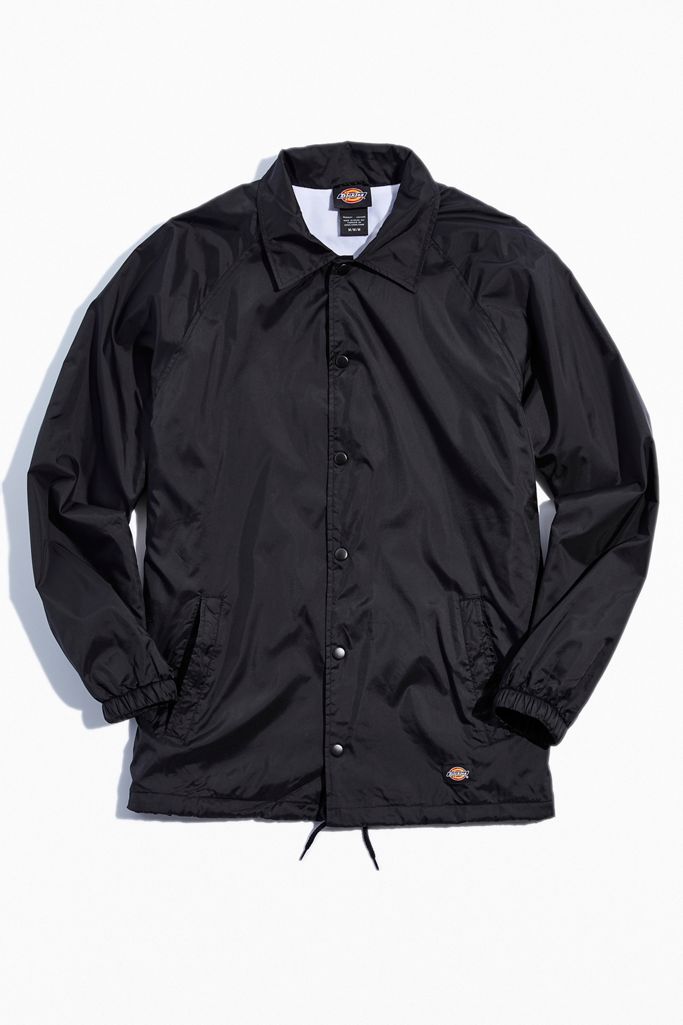 Dickies Snap Front Nylon Coaches Jacket Urban Outfitters