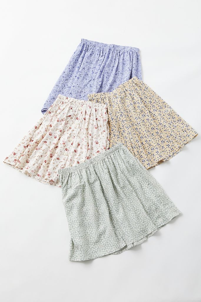 Urban Renewal Recycled Floral Mini Skirt | Urban Outfitters