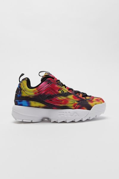 fila disruptor ii tie dye shoes