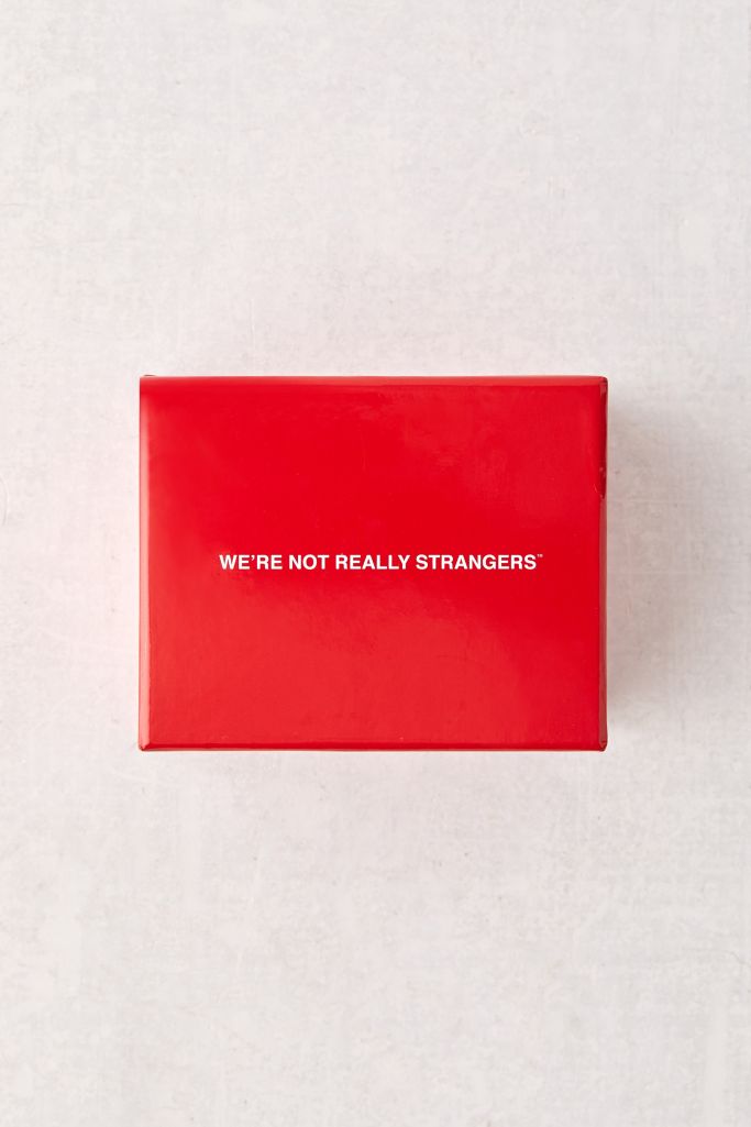 We Re Not Really Strangers Card Game Urban Outfitters