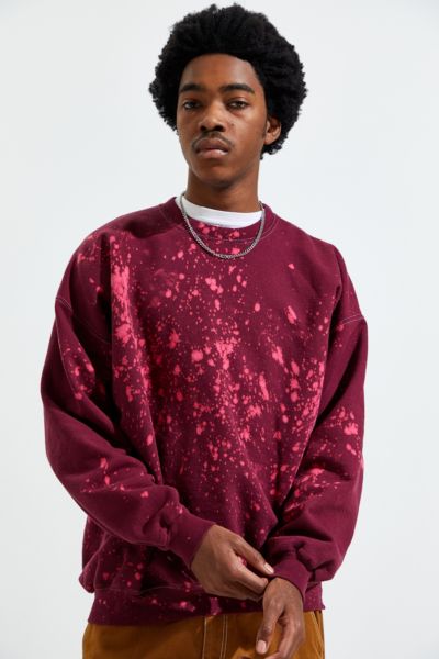 bleach splatter sweatshirt