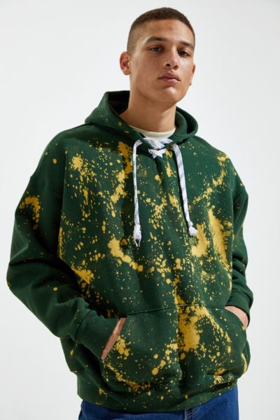 bleach splatter hoodie