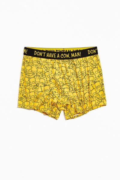 The Simpsons Bart Outline Boxer Brief | Urban Outfitters Canada