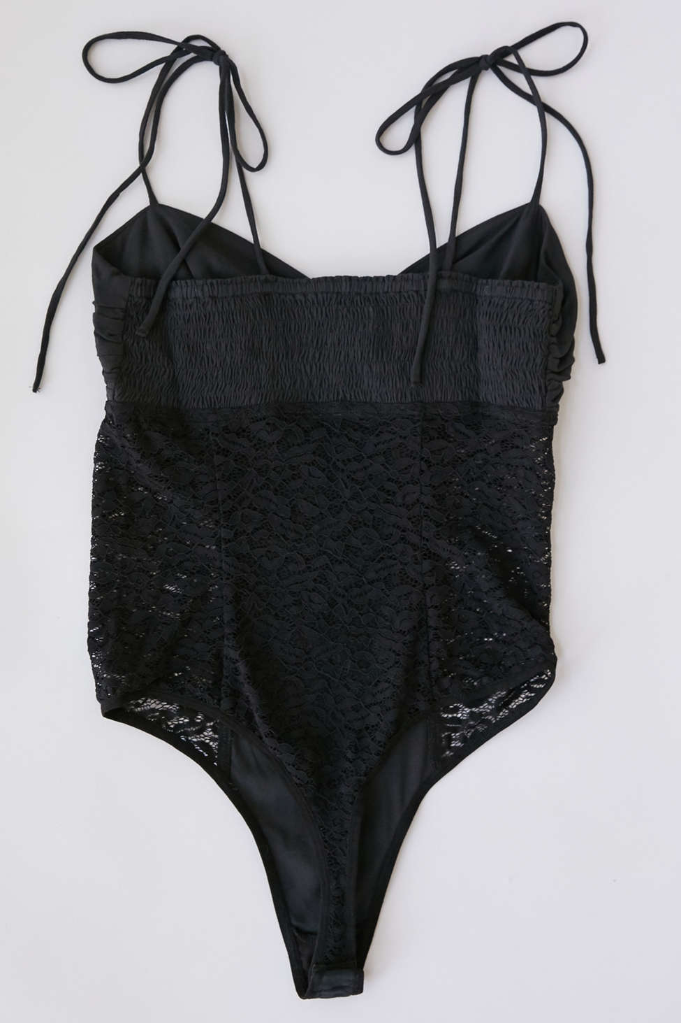 Out From Under Next To Me Lace Panel Bodysuit | Urban Outfitters