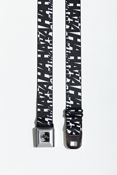 Buckle-Down Belt Seatbelt Buckle Joker Bang Gun Alley Pose Close Up Mens Womens Kids Adjustable