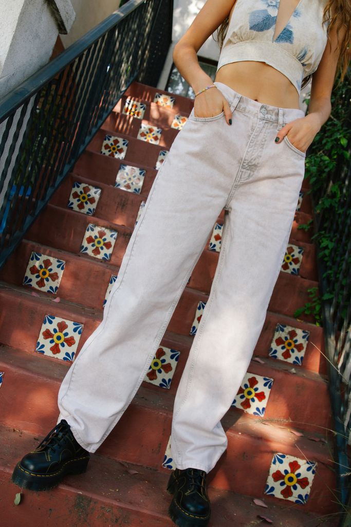 acid wash baggy jeans