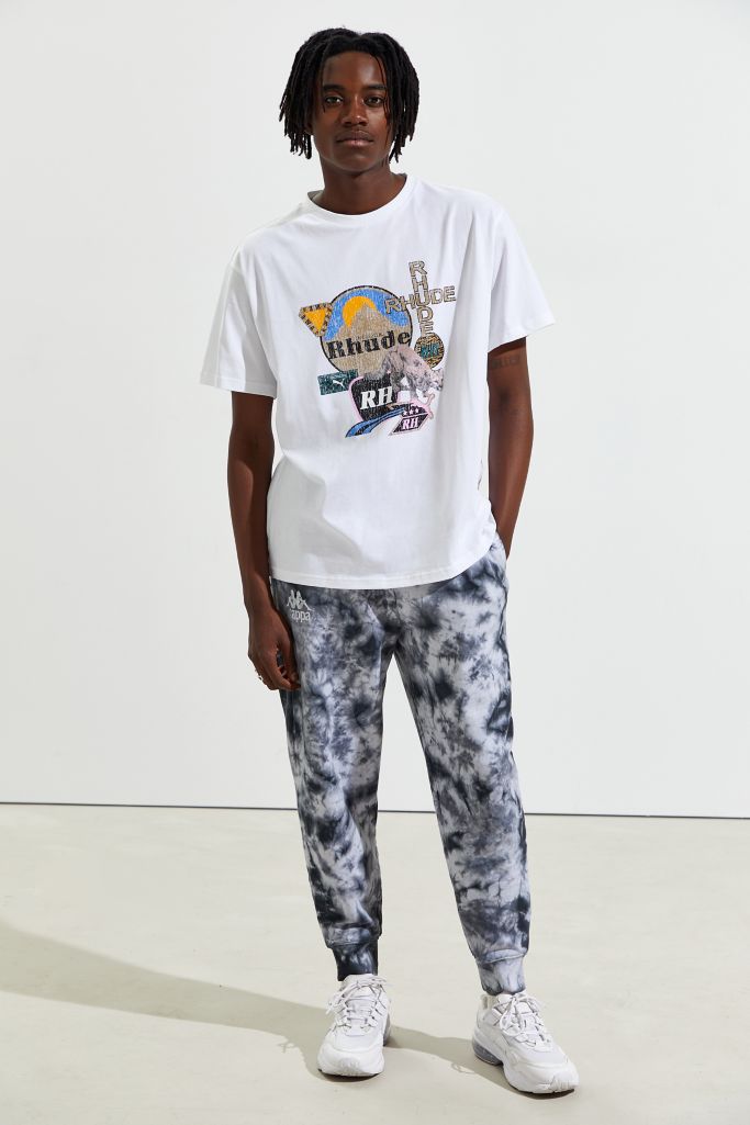 kappa orange sweatpants