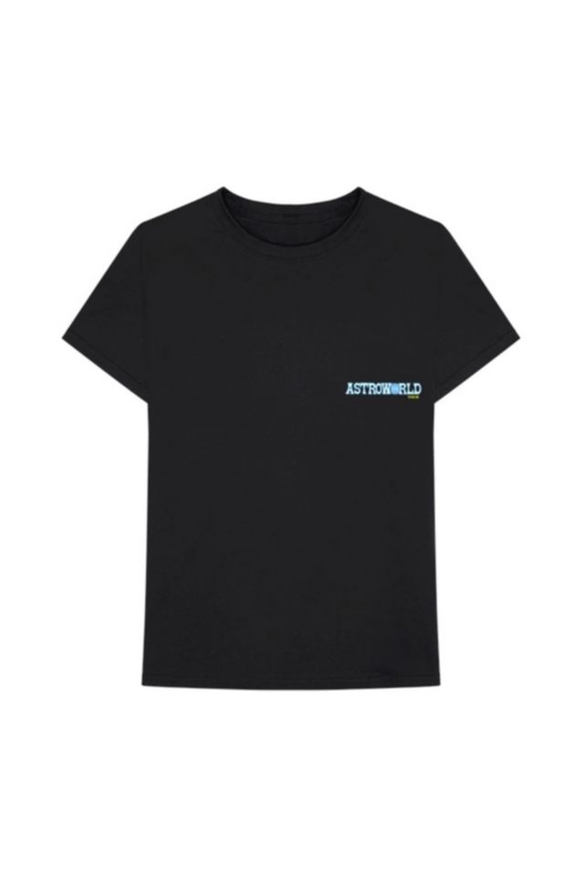 Travis Scott Astroworld Tour Launch T-Shirt Black | Urban Outfitters