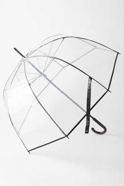 clear retractable umbrella