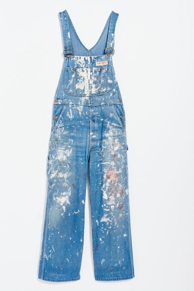 Vintage Paint Splatter Overall Urban Outfitters   57036022 000 B