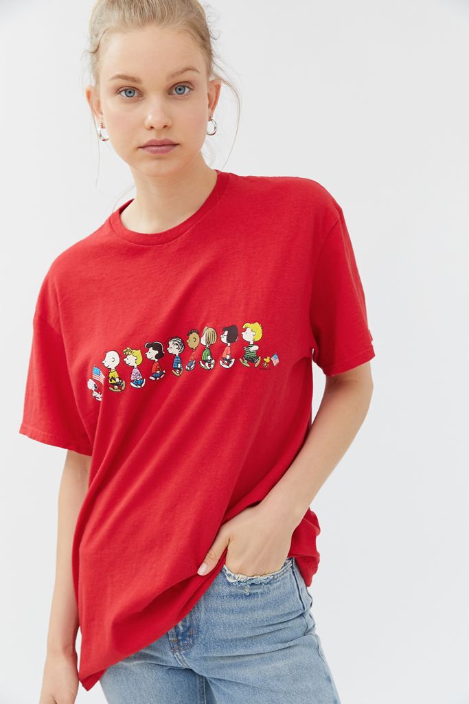 Junk Food Peanuts American Flag Tee Urban Outfitters