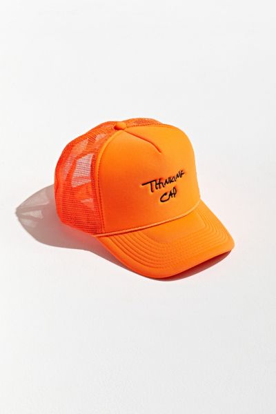 orange trucker cap