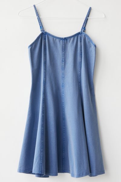 chambray mini dress