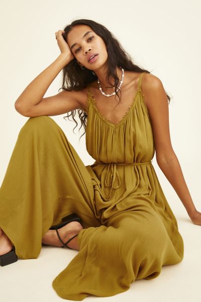 urban outfitters yellow jumpsuit