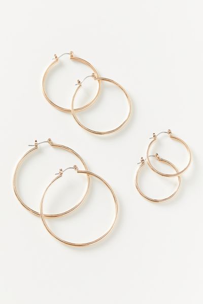 Basic Hoop Earring Set | Urban Outfitters Canada