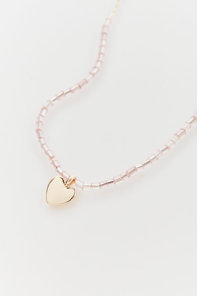 Eloise Beaded Charm Necklace Urban Outfitters Canada