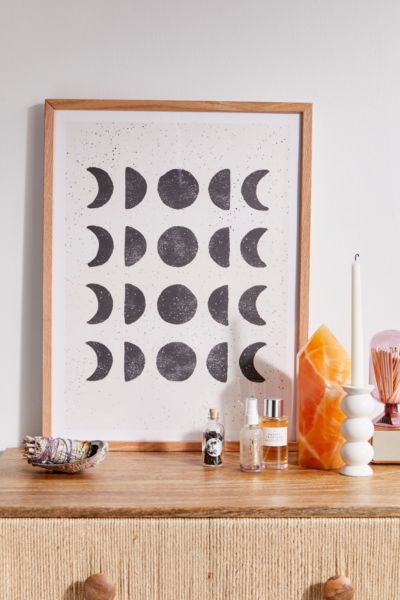 Impression artistique Moon Phases de Pauline Stanley