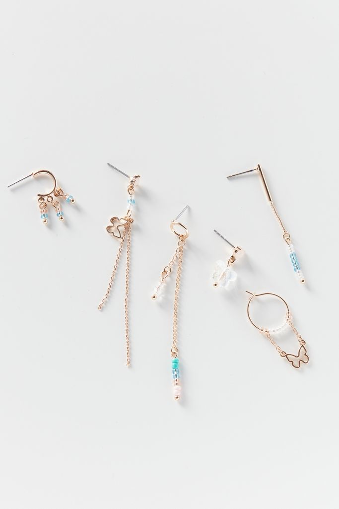 Blossom Mismatch Earring Set Urban Outfitters