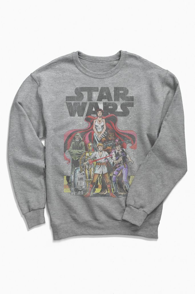 Star Wars Vintage Rebel Crew Neck Sweatshirt Urban Outfitters