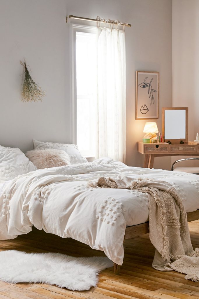 Grid Tufted Duvet Cover Urban Outfitters