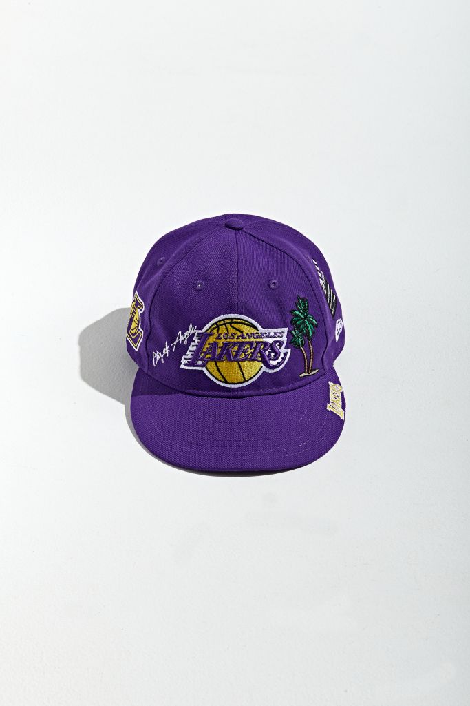 New Era Tour Of Los Angeles Lakers Baseball Hat Urban Outfitters