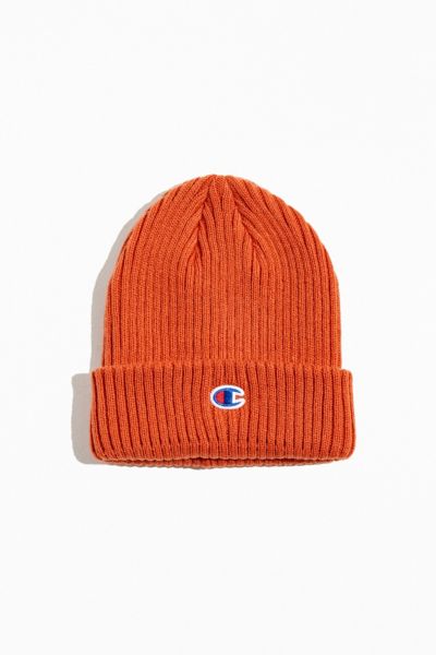 champion beanie orange