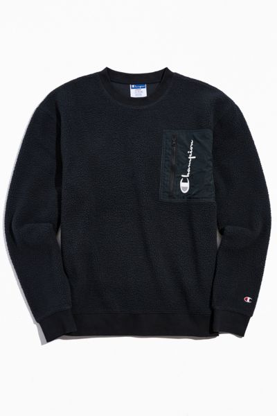 sherpa crew neck