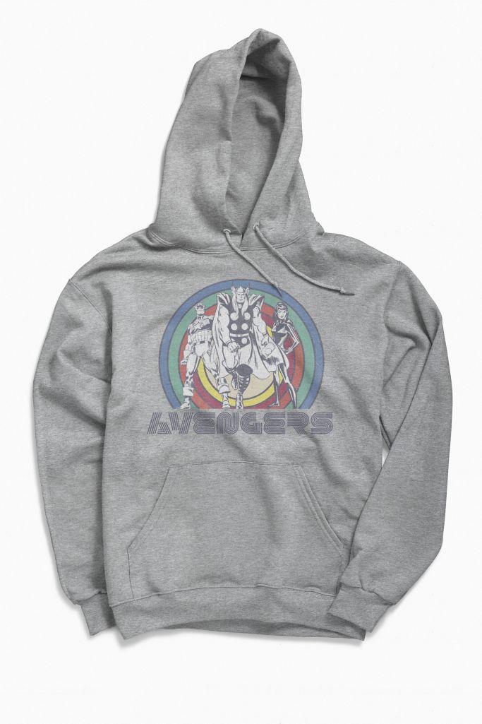 Marvel Avengers Retro Hoodie Sweatshirt | Urban Outfitters