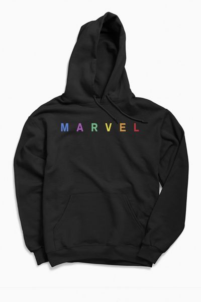 marvel logo pullover