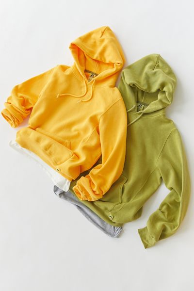 russell athletic yellow sweatshirt