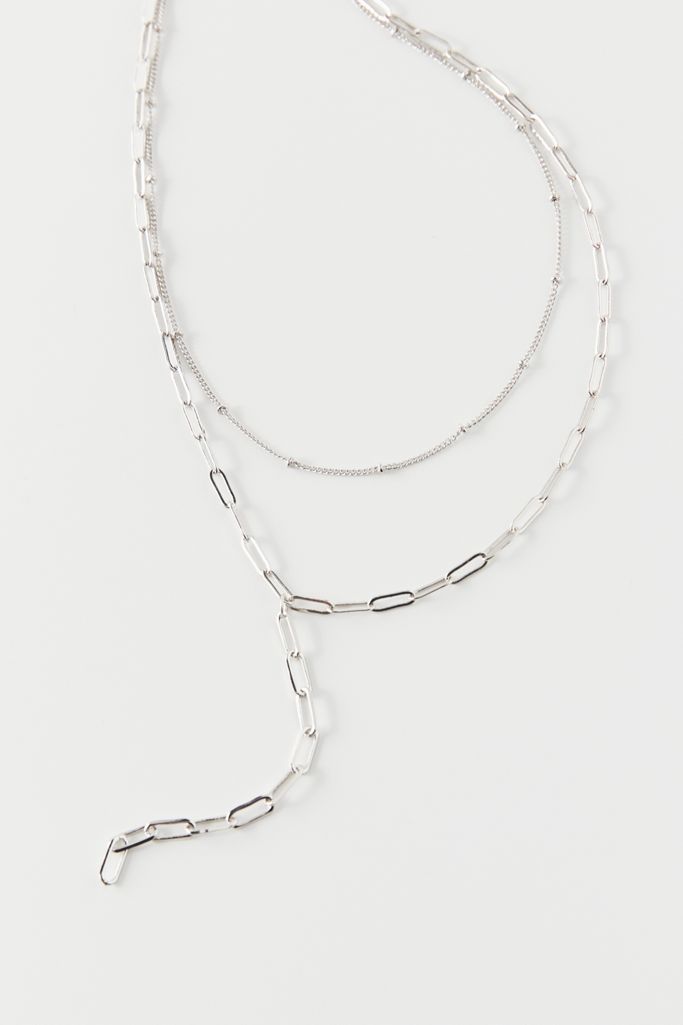 Lira Layered Lariat Necklace Urban Outfitters