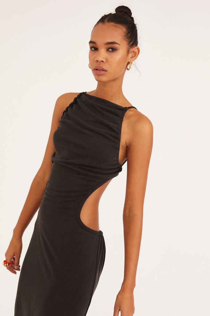 Third Form Lure In Tie-Back Midi Dress | Urban Outfitters