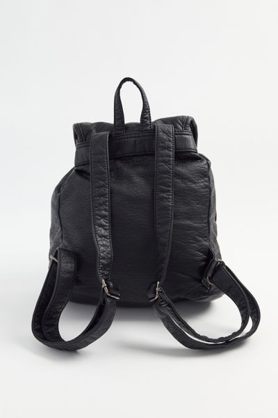 uo faux leather backpack