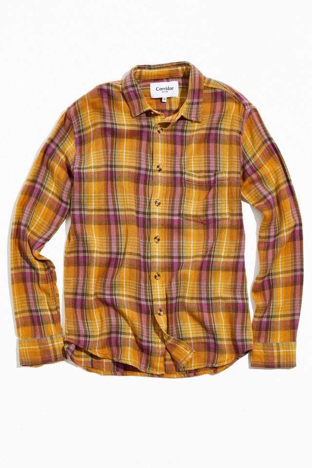 Corridor Flannel Button-Down Shirt | Urban Outfitters