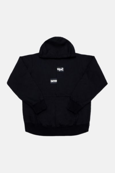 supreme cdg split hoodie