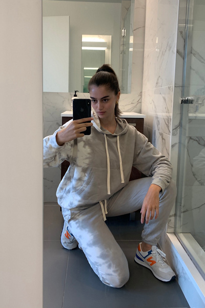 electric rose tie dye sweatshirt