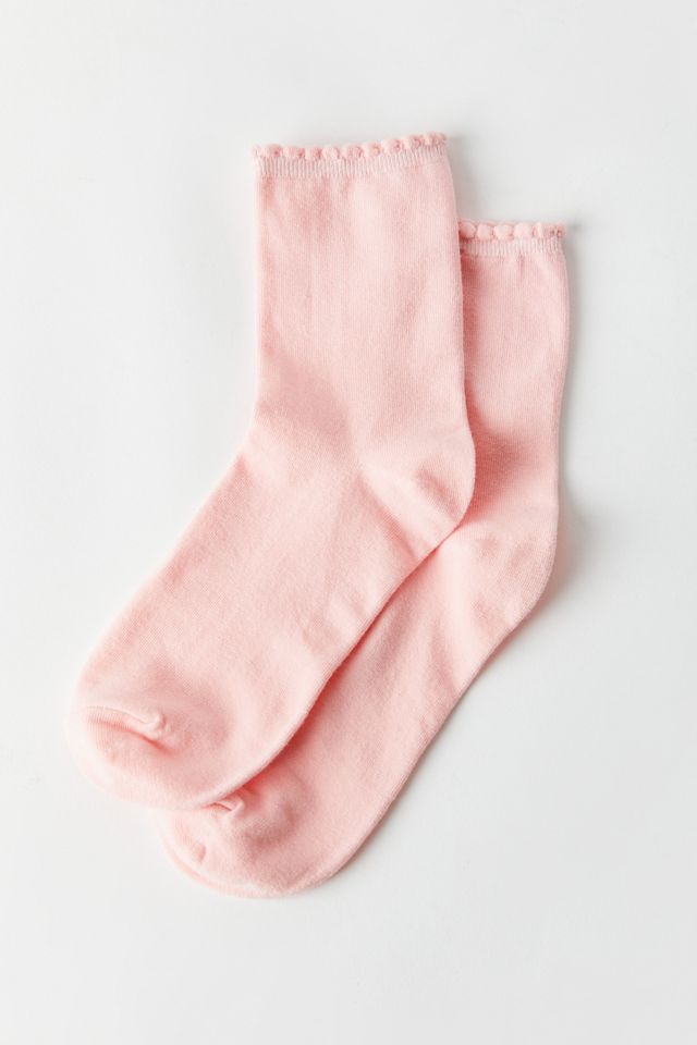 Mini Scallop Crew Comfy Sock Urban Outfitters Canada