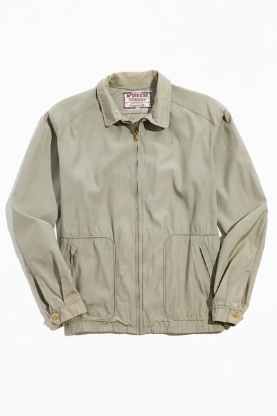 Vintage McGregor Khaki Harrington Jacket | Urban Outfitters