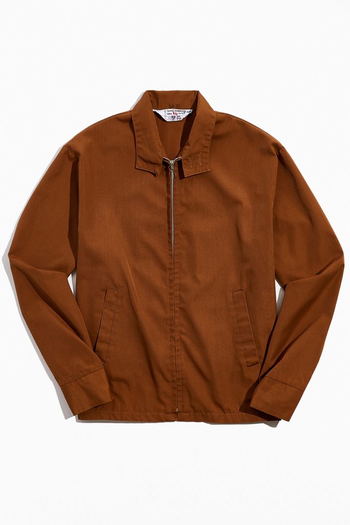 Vintage Lightweight Brown Harrington Jacket Urban Outfitters