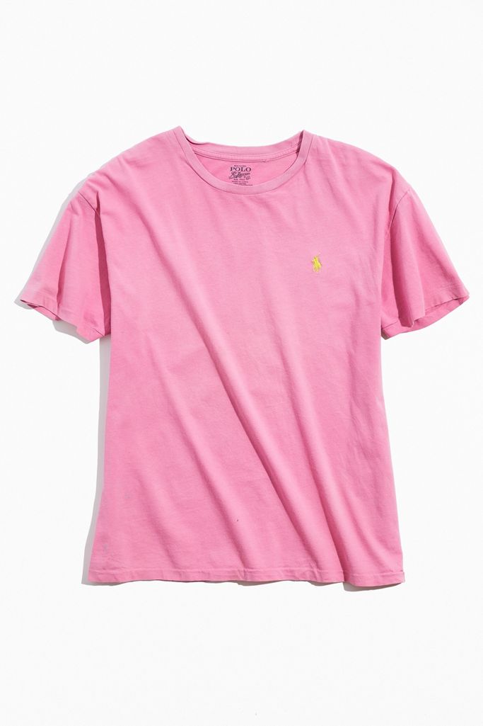 Vintage Polo Ralph Lauren Light Pink Tee | Urban Outfitters