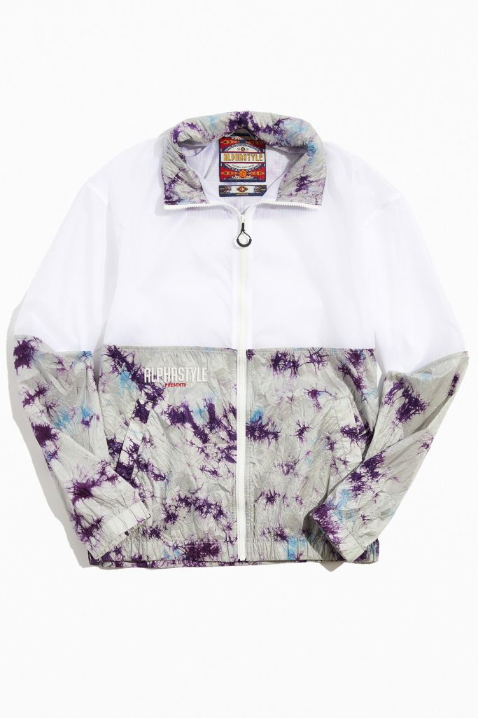 tie dye zip jacket
