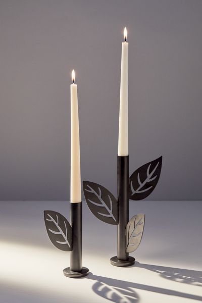 Floral Metal Taper Candle Holder Urban Outfitters Canada   57496523 001 B