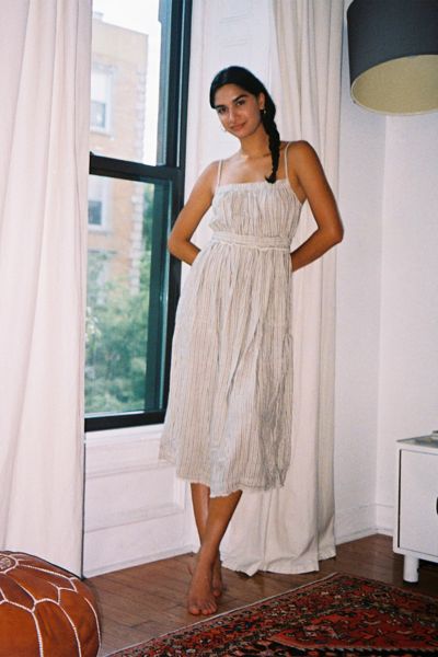 urban outfitters linen dress