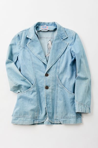 Vintage Embroidered Denim Blazer | Urban Outfitters