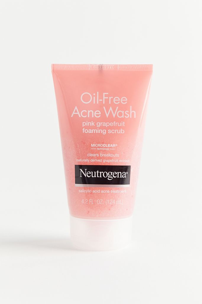 Neutrogena Pink Grapefruit Foaming Acne Scrub | Urban Outfitters