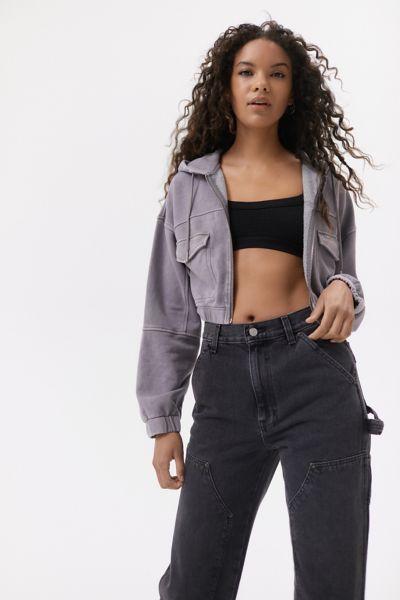 urban cropped hoodie