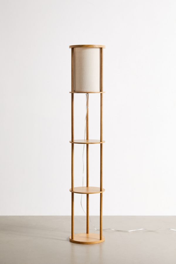 Slide View: 3: Stewart Shelf Floor Lamp