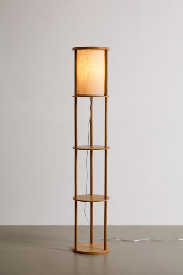 Slide View: 4: Stewart Shelf Floor Lamp