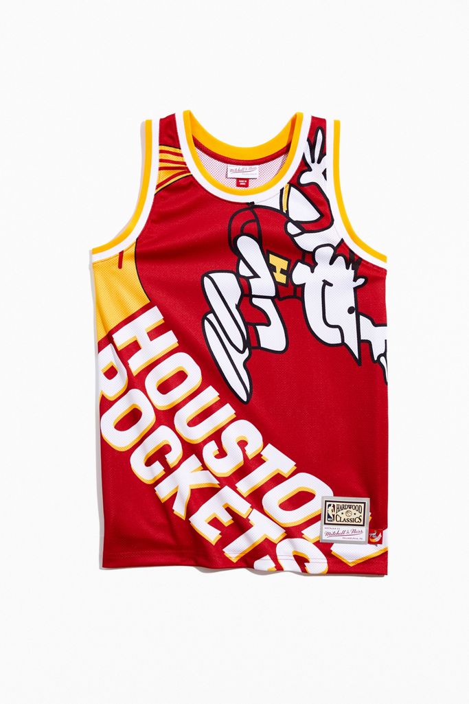 Mitchell & Ness Houston Rockets Basketball Jersey | Urban Outfitters