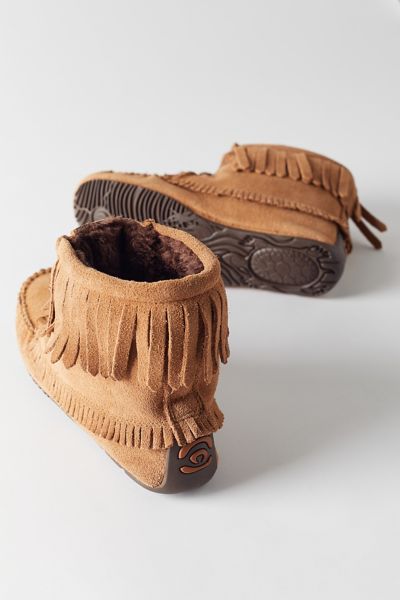 harvester suede lined moccasin